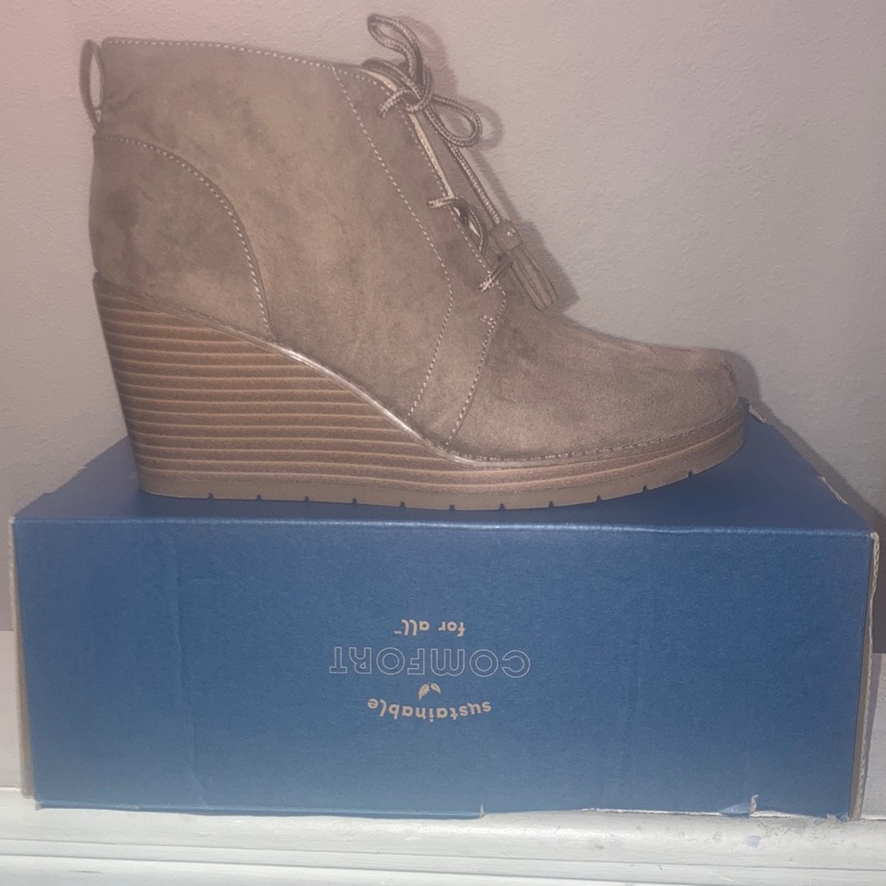 Womens Dr Scholls wedge boots